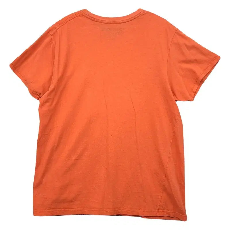 [BUNJANG] Vans Printing Orange Short Sleeve T-Shirt Medium / 반스 프린팅 오렌지 반팔티 Medium