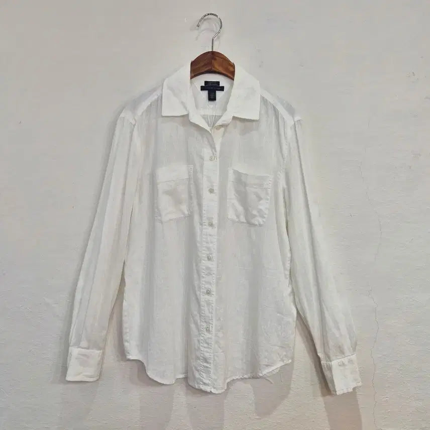[BUNJANG] Tommy Hilfiger Linen Cotton Blend Custom Fit Shirt / Tommy Hilfiger 린넨 셔츠 남녀공용