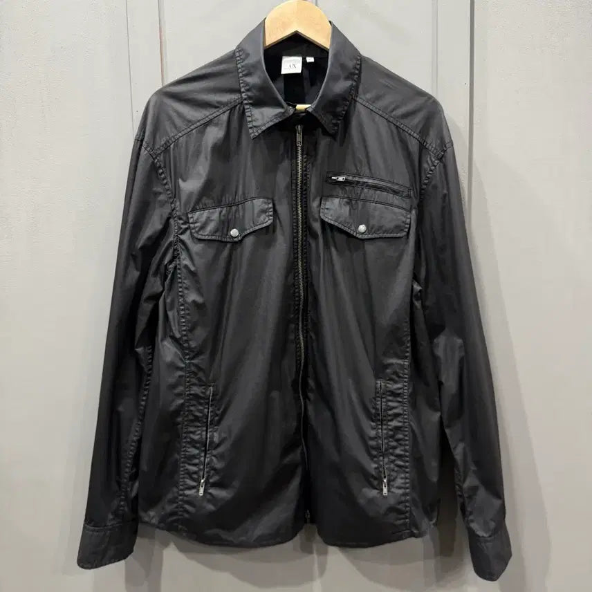 [BUNJANG] Armani Exchange Coated Shirt Jacket L / L 알마니익스체인지 코팅 셔츠 자켓