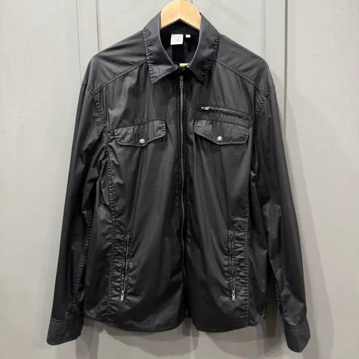 [BUNJANG] Armani Exchange Coated Shirt Jacket L / L 알마니익스체인지 코팅 셔츠 자켓
