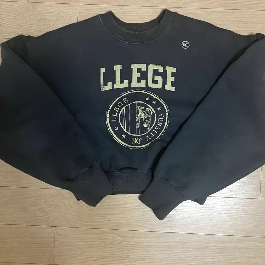 [BUNJANG] RECTO Cropped Sweatshirt / RECTO 렉토 크롭 맨투맨