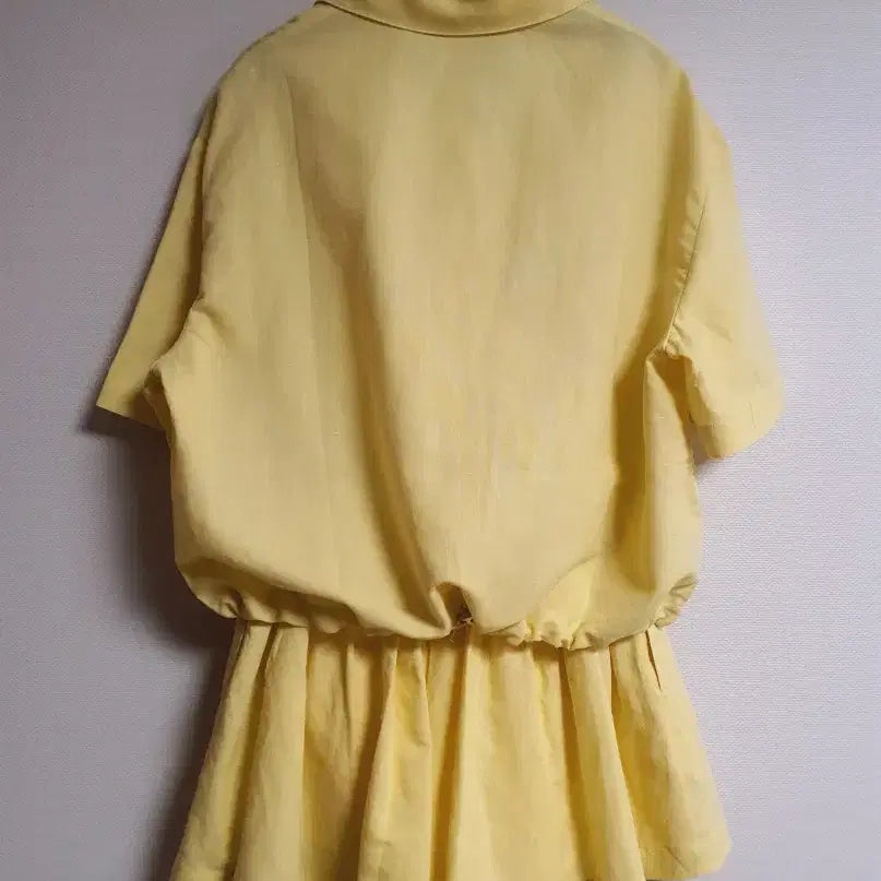[BUNJANG] PIVVEE Yellow Linen Top + Shorts Set / 피브비 골프 PIVVEE  옐로우 린넨 탑 + 쇼츠 프리사이즈 새상품