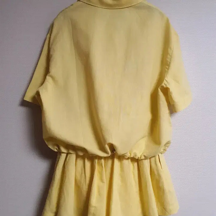 [BUNJANG] PIVVEE Yellow Linen Top + Shorts Set / 피브비 골프 PIVVEE  옐로우 린넨 탑 + 쇼츠 프리사이즈 새상품