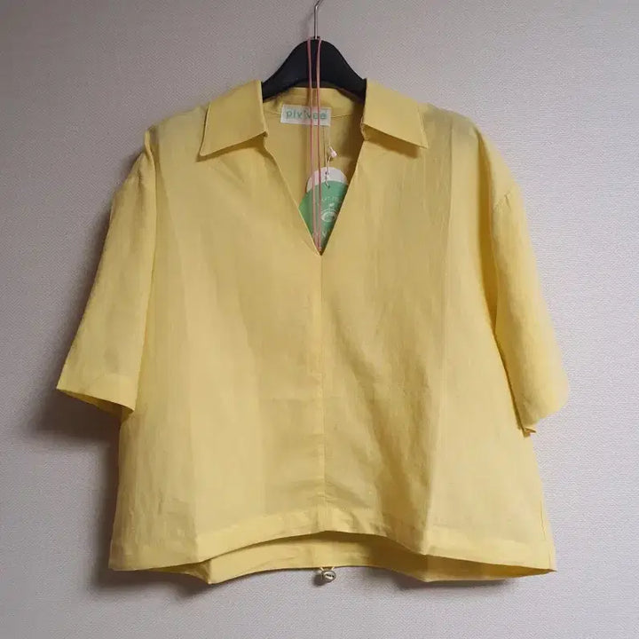 [BUNJANG] PIVVEE Yellow Linen Top + Shorts Set / 피브비 골프 PIVVEE  옐로우 린넨 탑 + 쇼츠 프리사이즈 새상품
