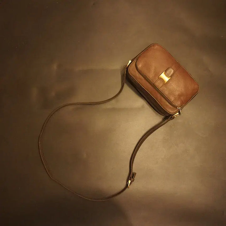 [BUNJANG] Crossbody Bag Leather Vintage Bag / 7129 크로스가방 크로스백 미니가방 미니백 가죽백 가죽가방 빈티지가방