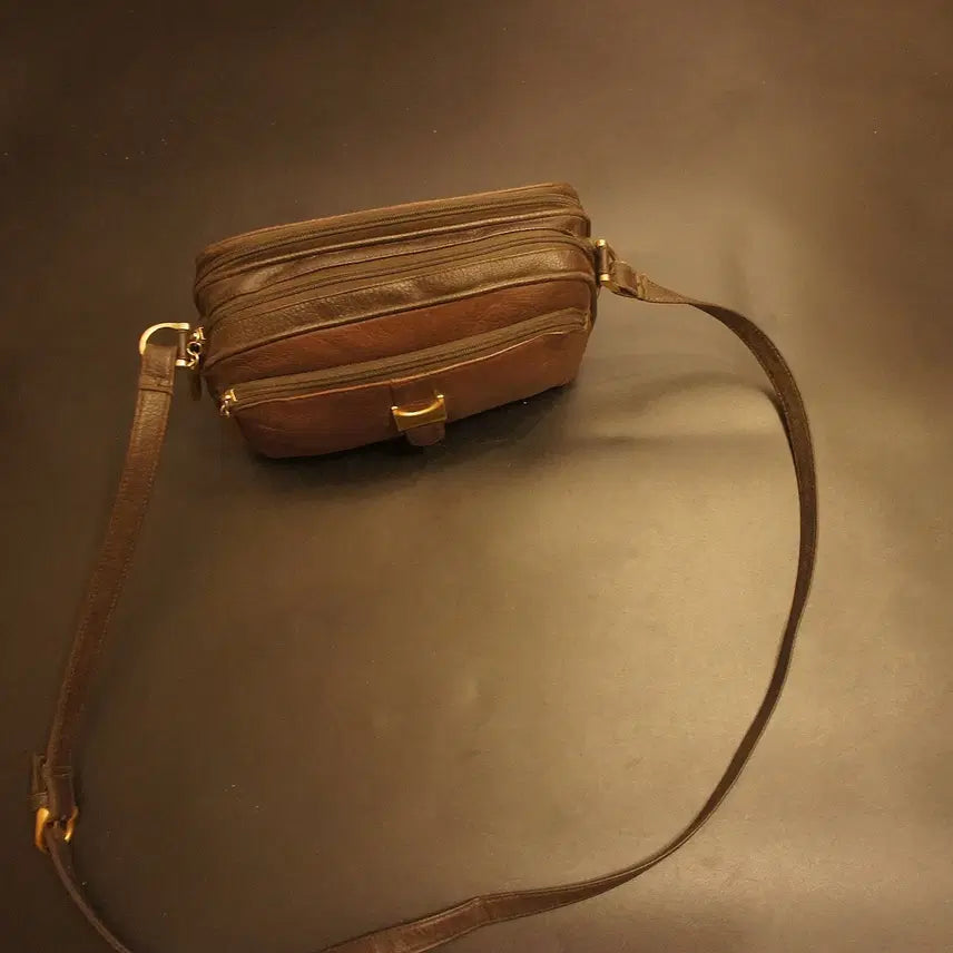 [BUNJANG] Crossbody Bag Leather Vintage Bag / 7129 크로스가방 크로스백 미니가방 미니백 가죽백 가죽가방 빈티지가방