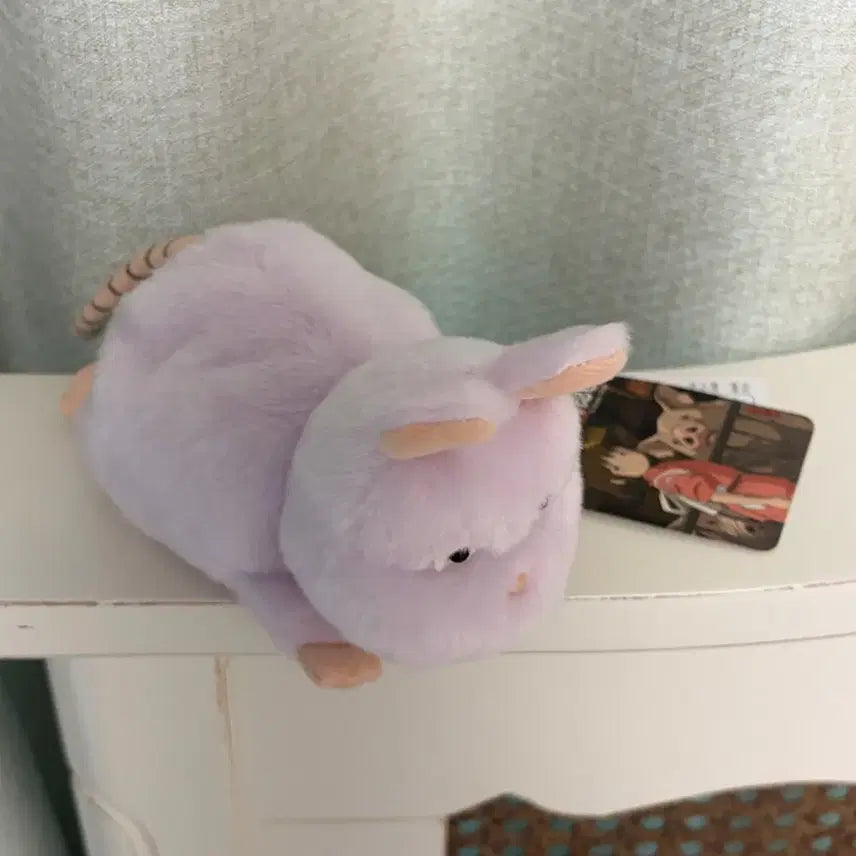 [BUNJANG] Studio Ghibli Spirited Away Bow Nezumi Fluffy Plush Doll / 지브리 센치행 보우네즈미 훈와리오테다마 인형