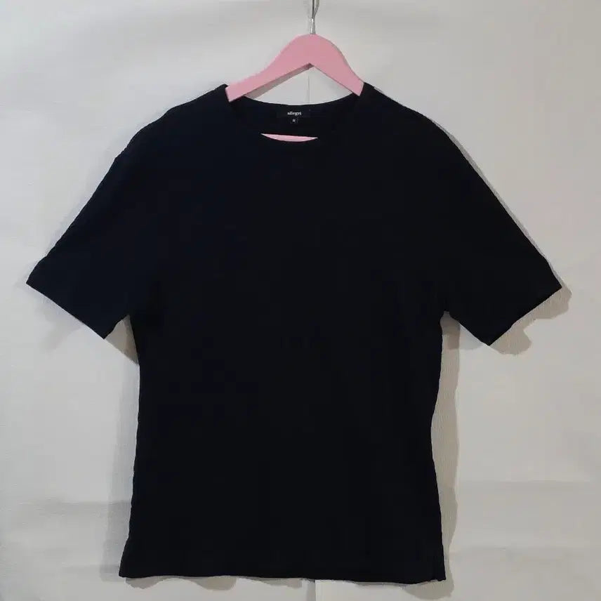 [BUNJANG] Allegri Black Short Sleeve Knit M / 정품 알레그리 블랙 반팔 니트 M