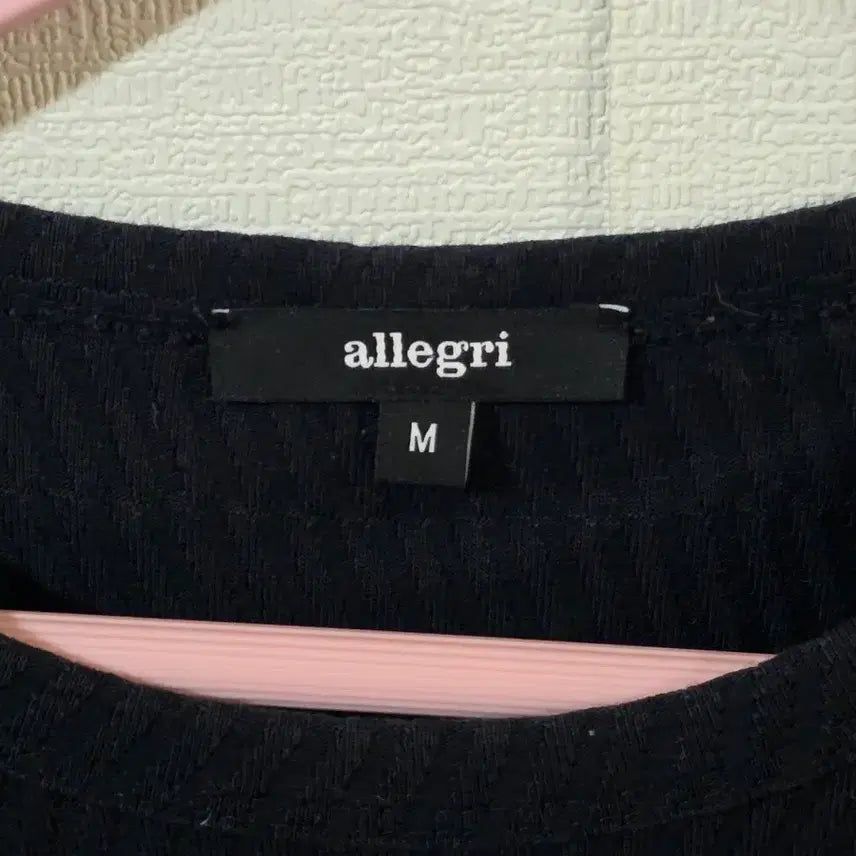 [BUNJANG] Allegri Black Short Sleeve Knit M / 정품 알레그리 블랙 반팔 니트 M