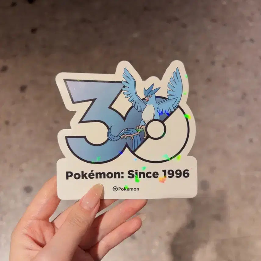 [BUNJANG] Pokemon 30th Anniversary Moltres, Zapdos, Articuno Sticker Set / 프리져 썬더 파이어 세트 포켓몬 30주년 기념 스티커