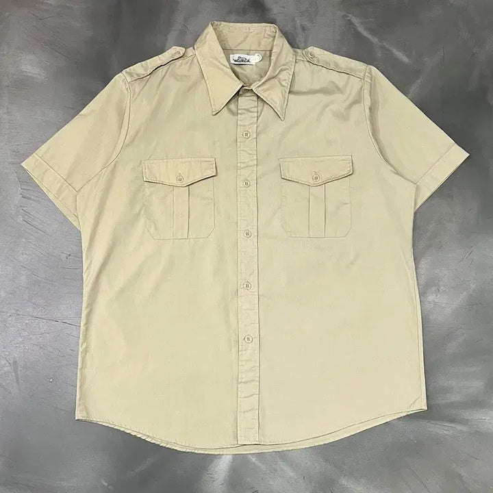 [BUNJANG] Woolrich Work Half Shirt / 울리치 워크 하프 셔츠 y16631