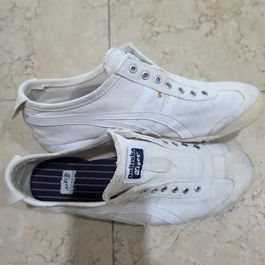 [BUNJANG] Onitsuka Tiger White Sneakers Size 265 / 오니츠카타이이거 스니커즈 265 팔아요