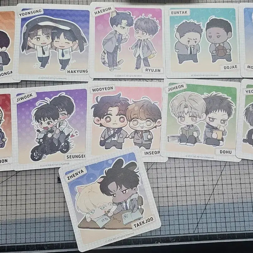 [BUNJANG] FANTASYTE Beyond Collaboration Cafe Coaster Set (11 Types) / 판타지트 비욘드 콜라보 카페 코스터 11종 세트