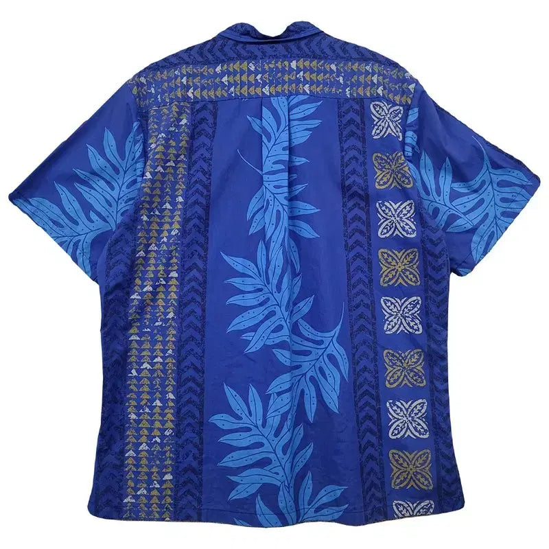 [BUNJANG] Blue Hawaii Vintage Hawaiian Shirt - Medium / 블루 하와이 빈티지 하와이안 셔츠 M