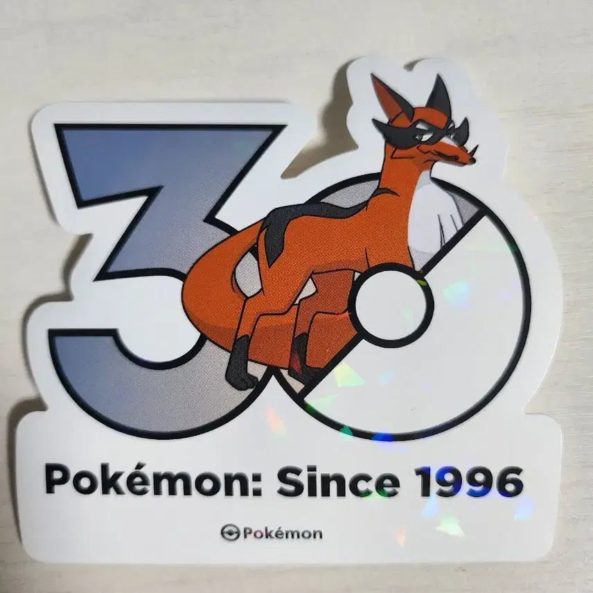 [BUNJANG] Pokemon 30th Anniversary Froslass Sticker / 포켓몬 30주년 폭슬라이 스티커