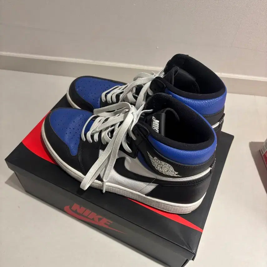 [BUNJANG] Nike Air Jordan 1 Royal Toe OG / 나이키 에어 조던1 로얄토 OG 블랙/블루