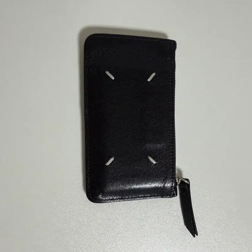 [BUNJANG] Maison Margiela Stitch Leather Zipper Cardholder / 메종마르지엘라 스티치 레더 지퍼 카드지갑