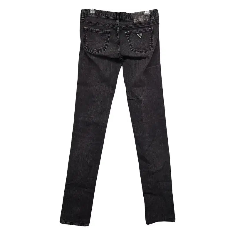 [BUNJANG] Guess Black Vintage Denim Jeans Size 26 / 게스 흑청 빈티지 청바지 64(26)