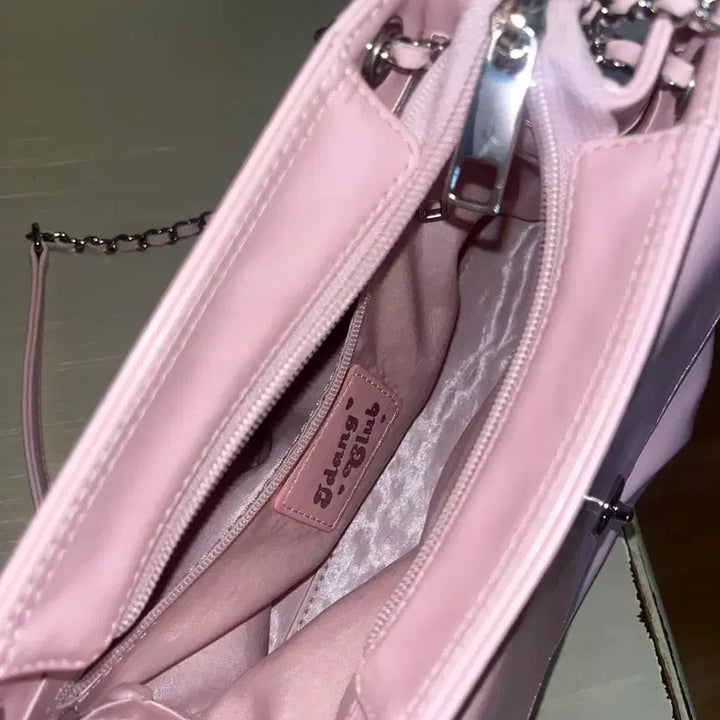 [BUNJANG] Idan Club Chain Mini Bag Pink / (공홈품절)아이당클럽 체인 미니백 핑크