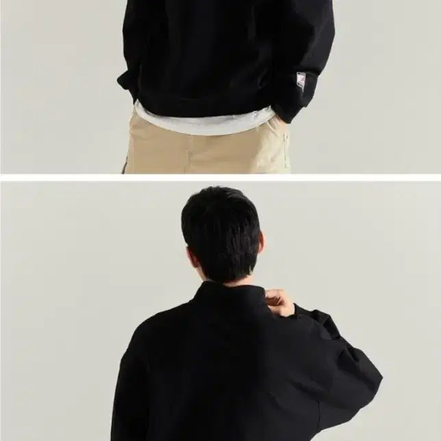 [BUNJANG] New Balance Varsity Print Half Zip Sweatshirt / [새상품] 뉴발란스 바시티 프린트 반집업