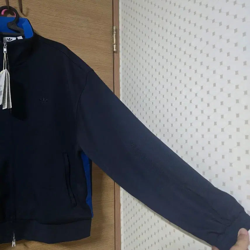 [BUNJANG] Wales Bonner x Adidas Pique Track Top - Navy (L) / 웨일즈보너 x 아디다스 피케 트랙탑 L사이즈 팝니다.