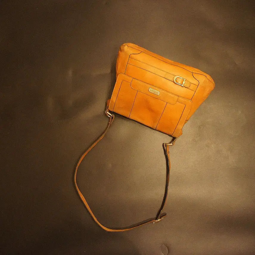 [BUNJANG] Vintage Leather Shoulder Bag Crossbody Bag / 7146 숄더백 크로스백 가죽백 가죽가방 빈티지가방 여성가방 여자백