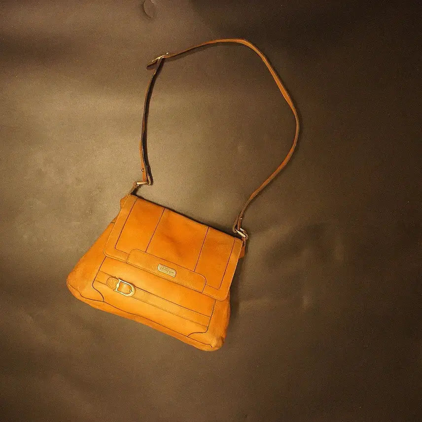 [BUNJANG] Vintage Leather Shoulder Bag Crossbody Bag / 7146 숄더백 크로스백 가죽백 가죽가방 빈티지가방 여성가방 여자백