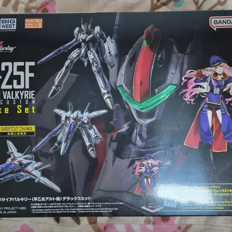 [BUNJANG] YAMATO VF-25F Messiah Valkyrie Deluxe Set / hg VF-25F 메사이어 발키리 디럭스 세트