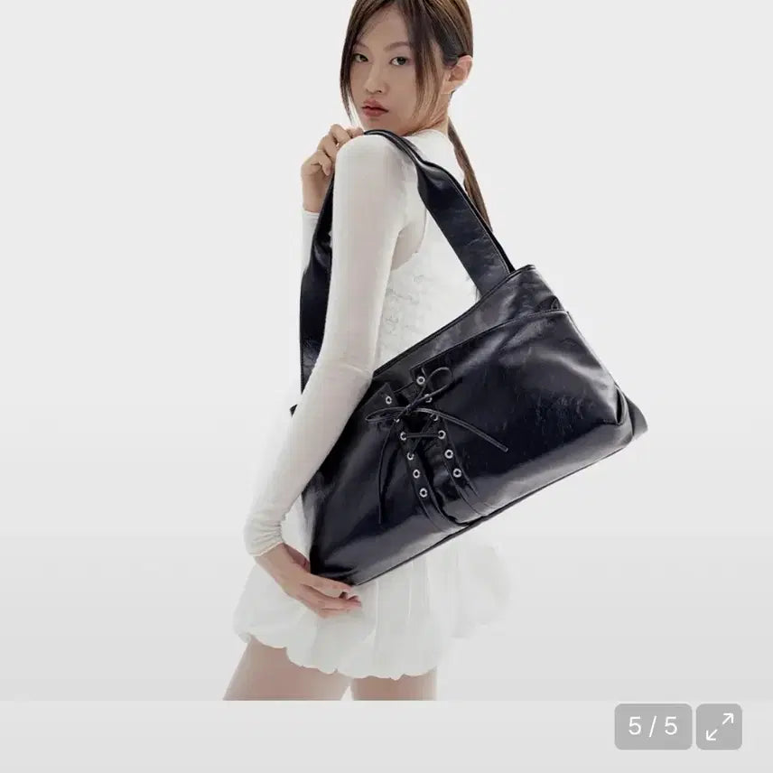 [BUNJANG] Find Kapoor Ribbon Tie Big Shoulder Bag / 파인드카푸어 리본타이 빅 숄더백