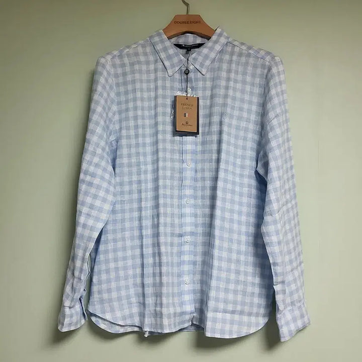 [BUNJANG] Aquascutum Linen Shirt Sky Blue / 아쿠아스큐텀 린넨 셔츠(새제품)