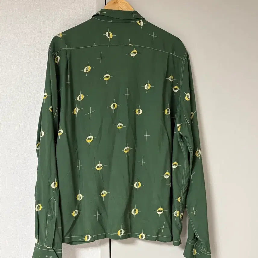 [BUNJANG] Etlaco Atomic Shirt Green Size 17 / 엣라코 아토믹 셔츠 그린 17