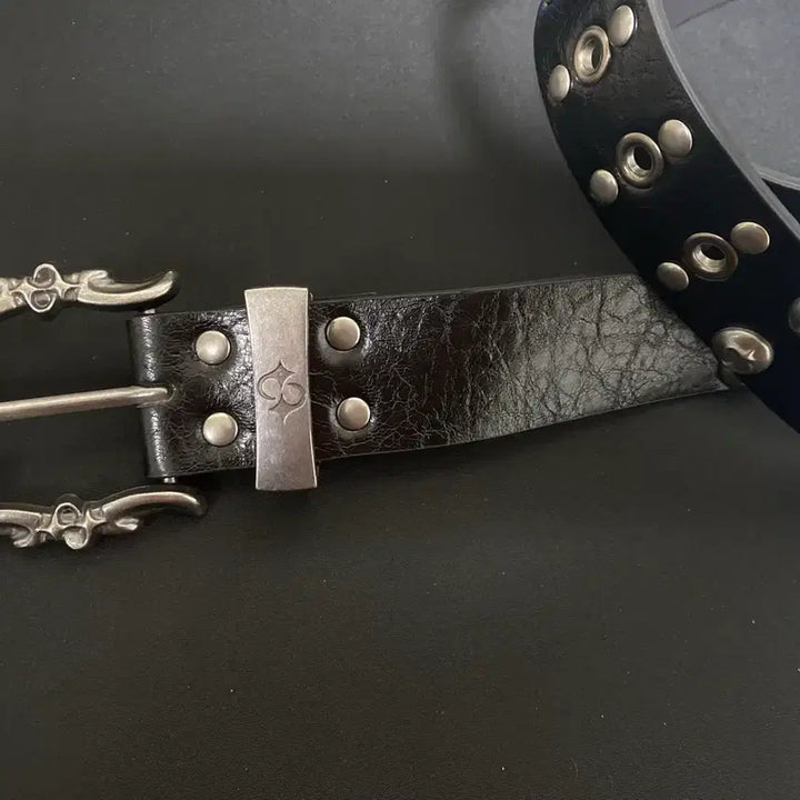[BUNJANG] Metal Star Studded Belt / 메탈 스타 스터드 벨트