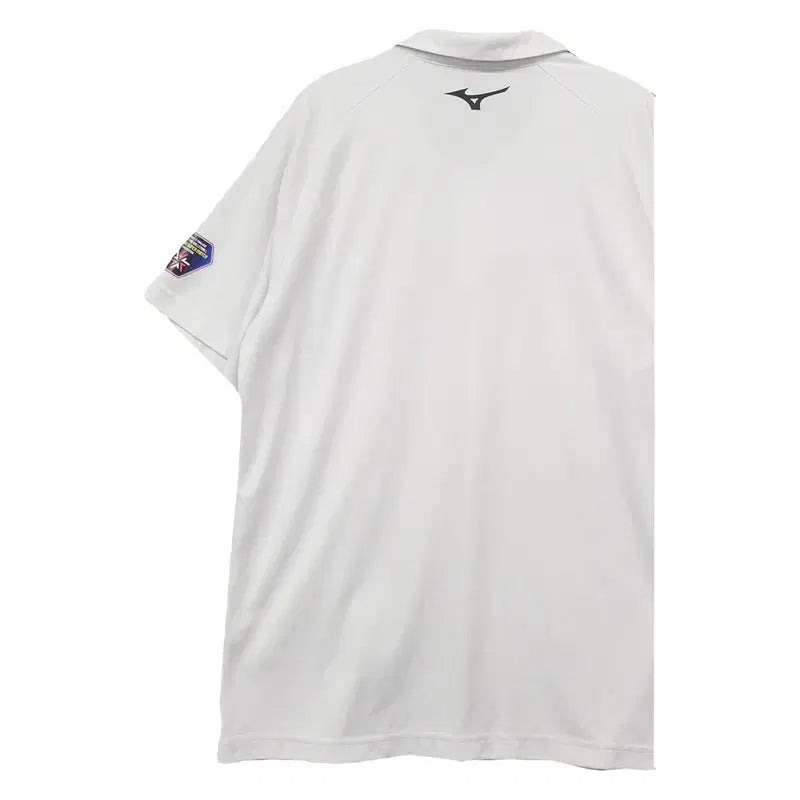 [BUNJANG] Mizuno White Training Short Sleeve Polo Shirt X-Large / 미즈노 화이트 트레이닝 반팔 카라티 X-LARGE