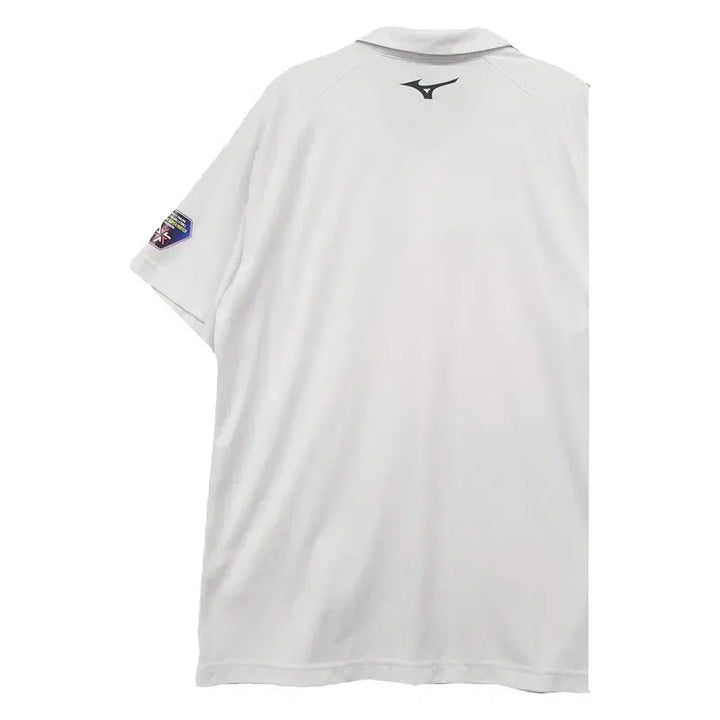 [BUNJANG] Mizuno White Training Short Sleeve Polo Shirt X-Large / 미즈노 화이트 트레이닝 반팔 카라티 X-LARGE