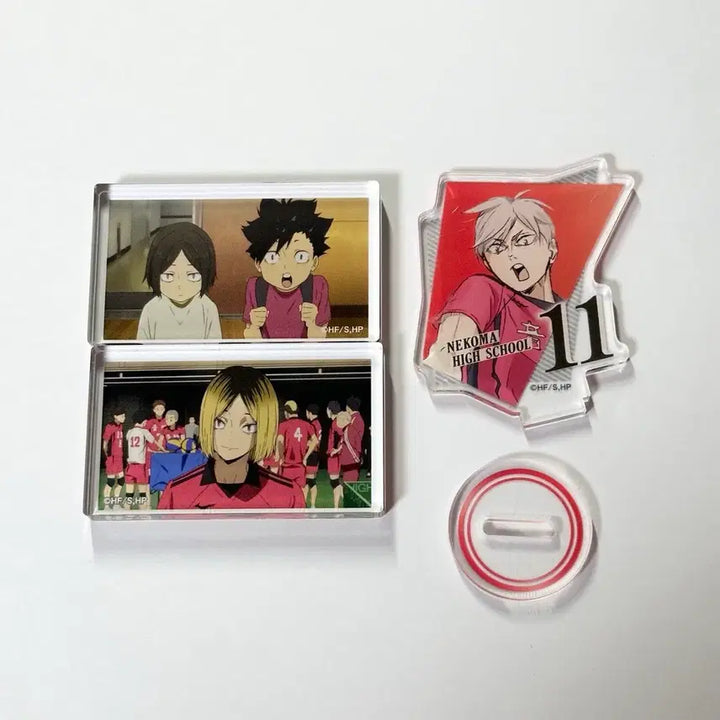 [BUNJANG] Daiso Haikyuu!! Nekomya Acrylic Block Stand Kuroo Kenma Lev Bundle / 다이소 하이큐 아크릴 블럭 스탠드 네코마 쿠로오 켄마 리에프