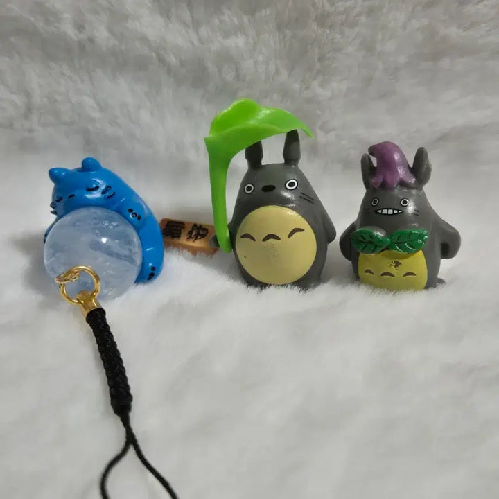 [BUNJANG] Ghibli My Neighbor Totoro Gachapon Charm Figure Bundle Set / 일괄) 토토로 구슬키링+가챠피규어