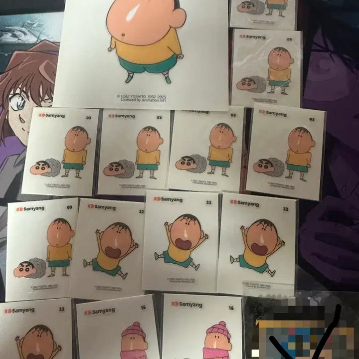 [BUNJANG] Shin Chan &amp; Boong Boong Stickers / 맹구띠부실 팔아요