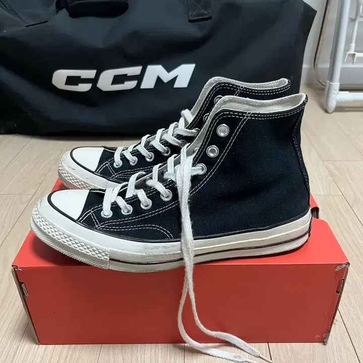 [BUNJANG] Converse Chuck Taylor 70 Black High Top Sneakers (265mm) / 컨버스 척테일러 70 블랙 하이 265