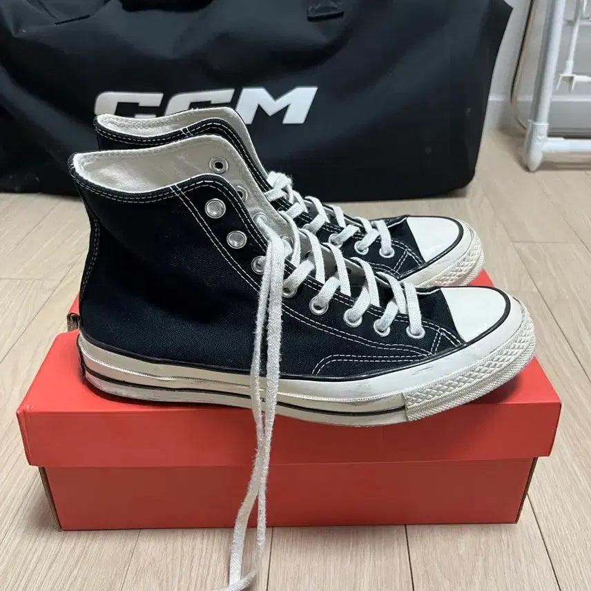 [BUNJANG] Converse Chuck Taylor 70 Black High Top Sneakers (265mm) / 컨버스 척테일러 70 블랙 하이 265