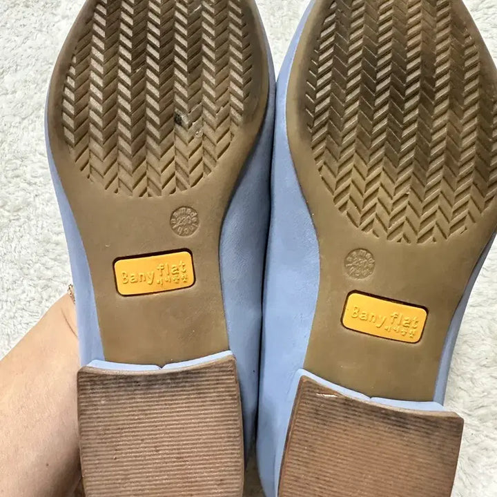 [BUNJANG] Bany Flat Sky Blue Flat Shoes Size 230 / Bany flat 하늘색 플랫슈즈 230