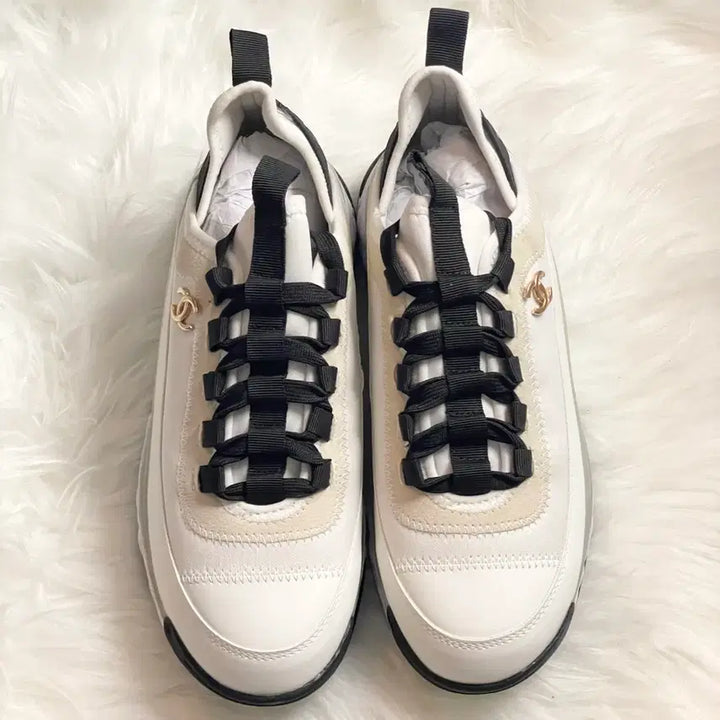 [BUNJANG] Mix the Five Genuine Leather Sneakers Size 240 / [새상품]믹스드파이버 240(소가죽 운동화)