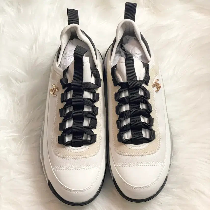 [BUNJANG] Mix the Five Genuine Leather Sneakers Size 240 / [새상품]믹스드파이버 240(소가죽 운동화)