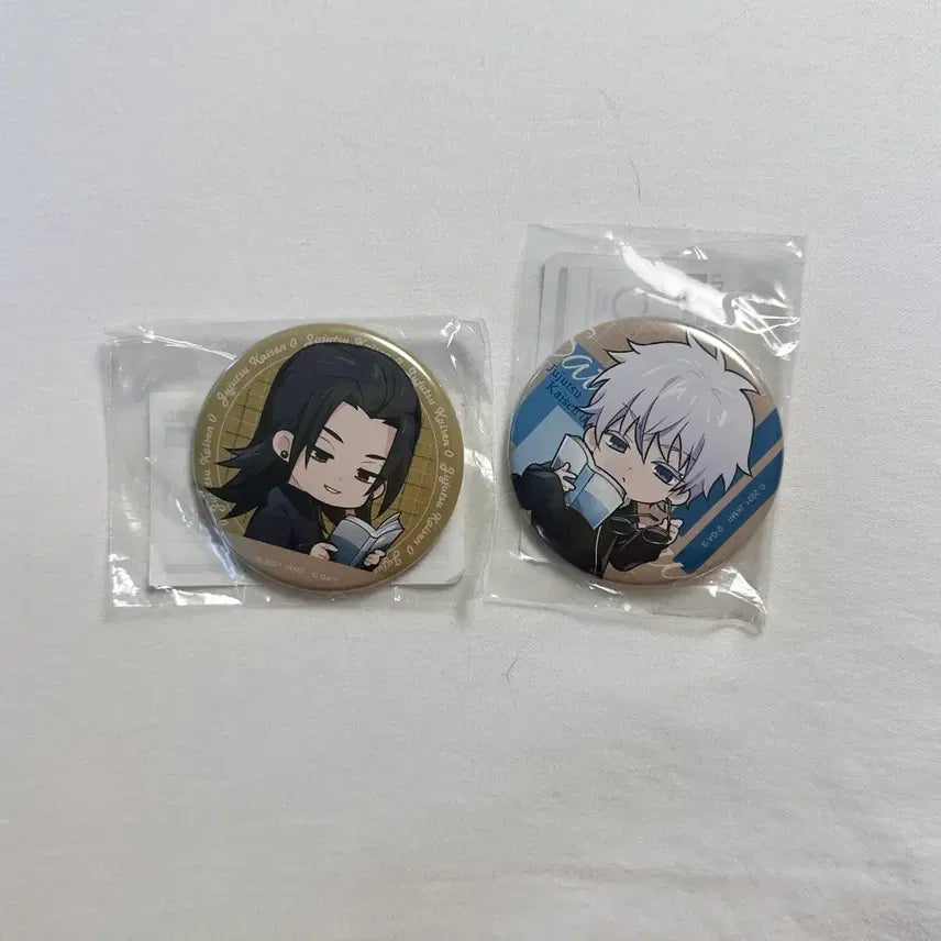 [BUNJANG] Jujutsu Kaisen Marukuji Dokuseo Suguru Geto Satoru Gojo Can Badges / 주술회전 마루쿠지 독서 게토 스구루 고죠 사토루 캔뱃지