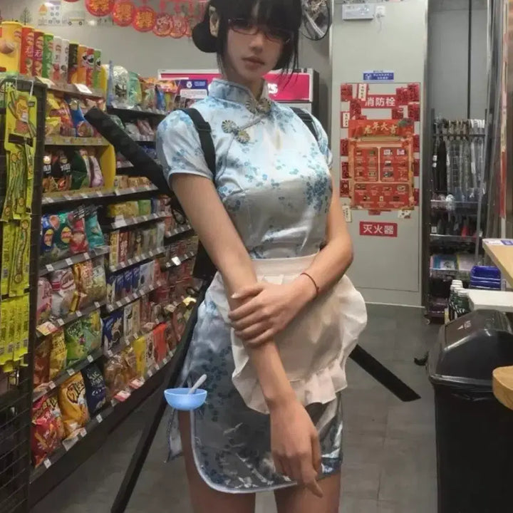 [BUNJANG] Graduation Photos Cheongsam Full Set / 졸업사진 치파오 풀세트 판매