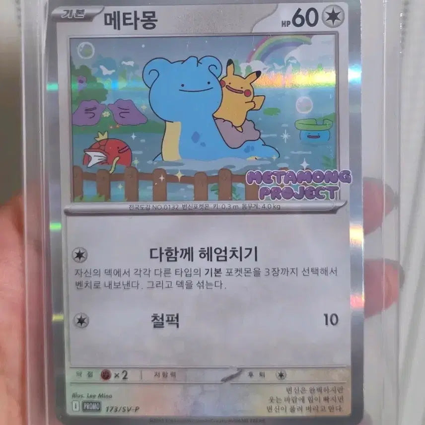 [BUNJANG] Pokemon Card Metamon Lapras Promo Card / 포켓몬 카드 메타몽 라프라스 프로모 카드 (하자x)