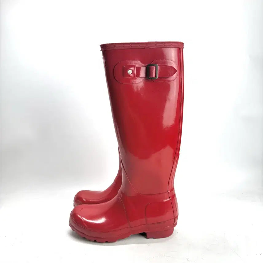 [BUNJANG] Hunter Original Gloss Tall Rain Boots Red 220mm / 220) Hunter 헌터 오리지널 글로스 톨 레인부츠