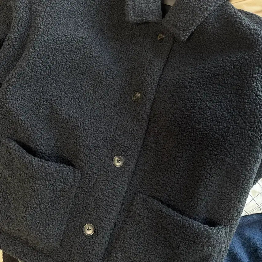 [BUNJANG] Uniqlo Fleece Jacket Charcoal Women&