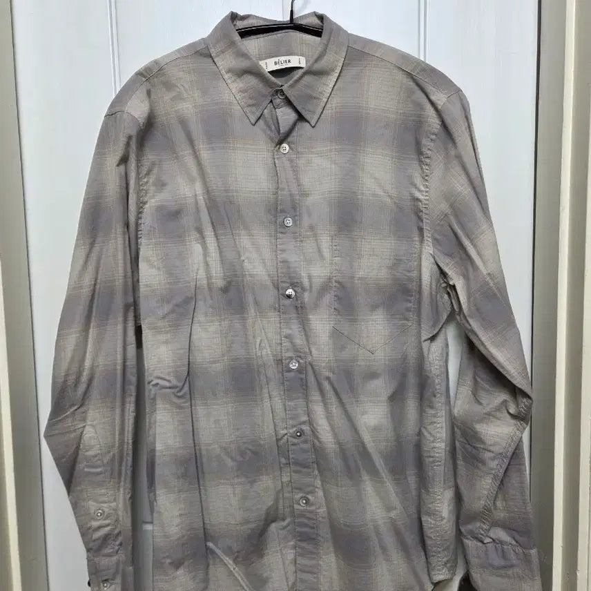 [BUNJANG] Bellié x My Library Chico Check Shirt S / 벨리에x마이라이브러리 콜라보 치코 체크 셔츠 s