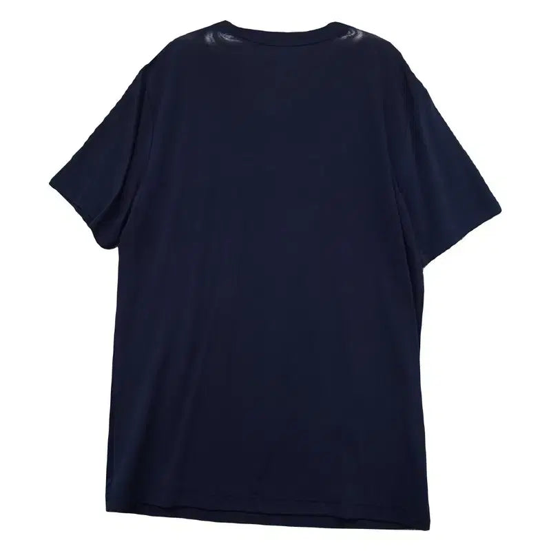 [BUNJANG] Fila Navy V-Neck Short Sleeve T-Shirt / 휠라 네이비 브이넥 반팔티 105