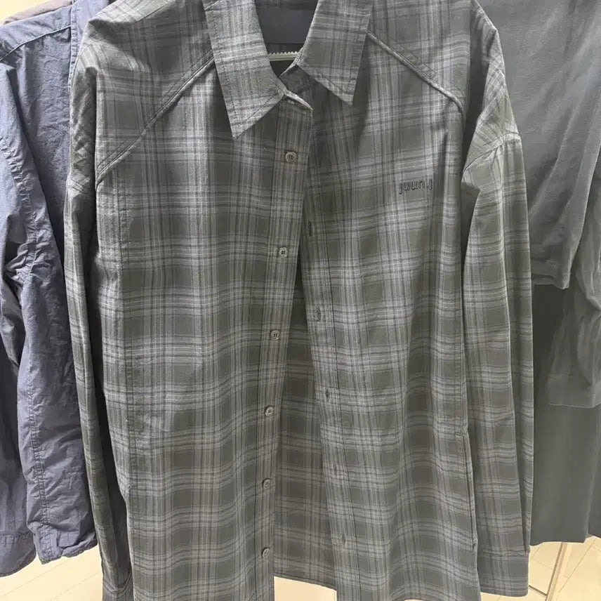 [BUNJANG] Juun.J Check Shirt Size 46 / 준지 체크셔츠 46사이즈